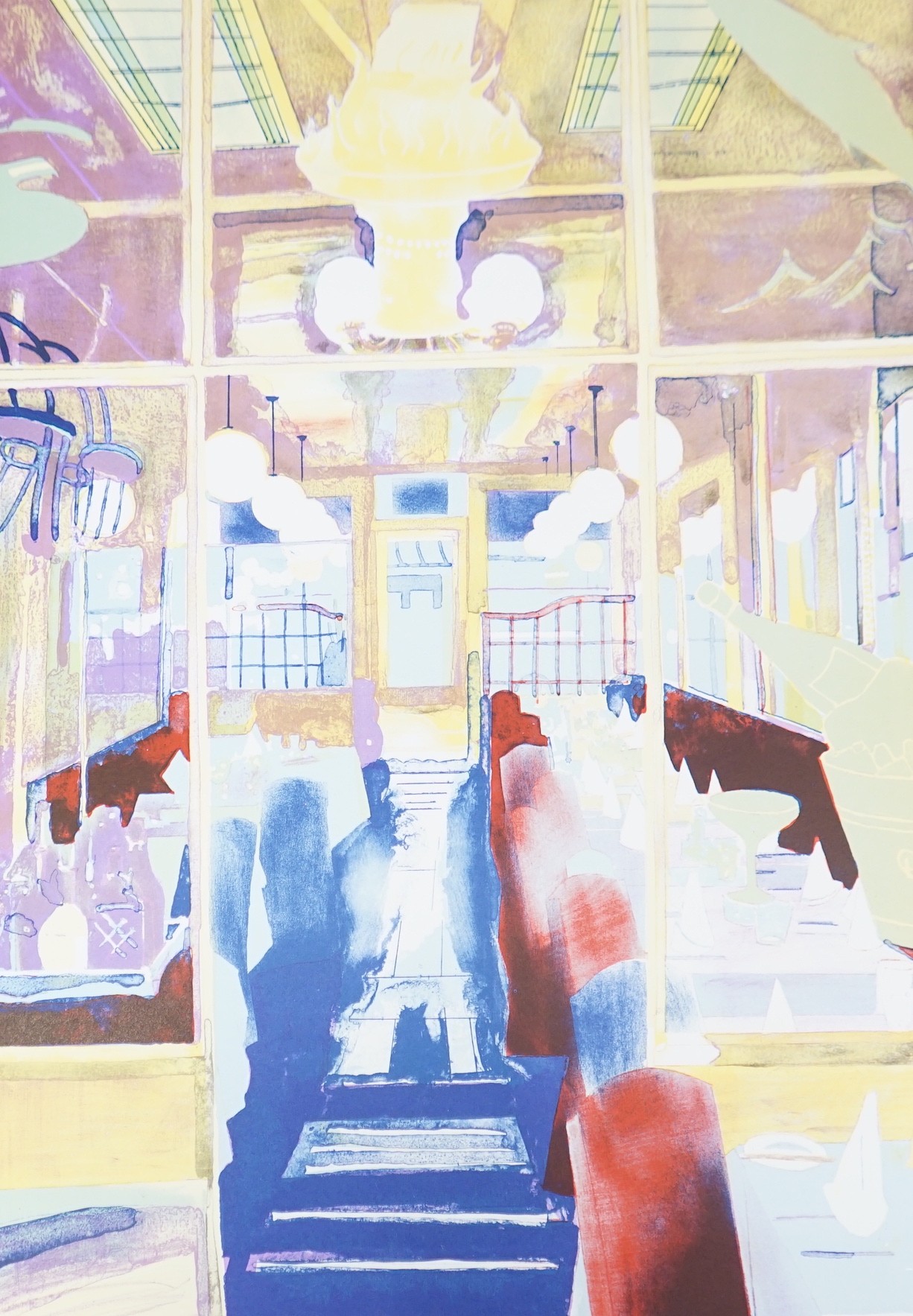 Glynn Boyd Harte (1948-2003), three limited edition prints, Café interior, Pollocks Toy Museum and Tool Shop Window, all signed in pencil and numbered from editions of 150/160, largest overall 71 x 55cm, unframed